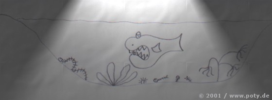 Potys Evolution - Sehr hungriger Monsterfisch
