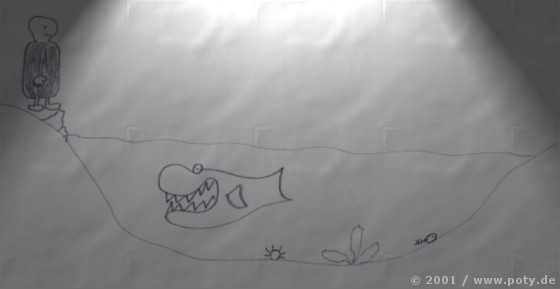 Potys Evolution - Monsterfisch vor dem Fressen