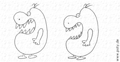 Zwei Monsterkartoffeln