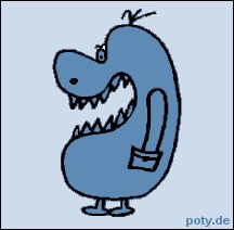 Poty, die Monsterkartoffel mit Hosentasche